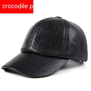 Autumn And Winter High-end Leisure Leather Hat - Deck Em Up