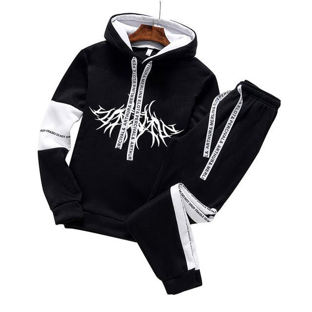 Sweatshirt Set Hoodies And Sweatpants Tracksuit - Deck Em Up