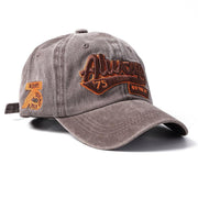 Washed Distressed Letters Embroidery Sun Baseball Hat - Deck Em Up