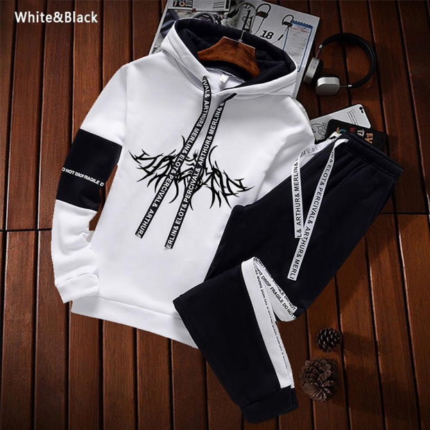 Sweatshirt Set Hoodies And Sweatpants Tracksuit - Deck Em Up