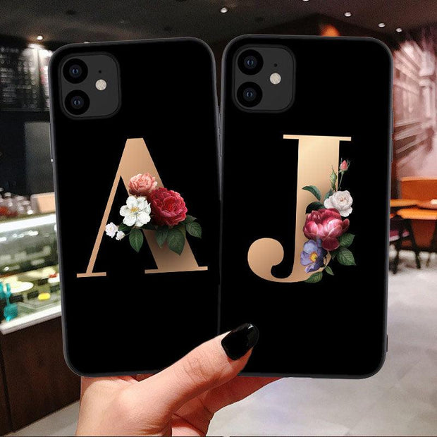 26 English Alphabet Silicone Phone Cases - Deck Em Up