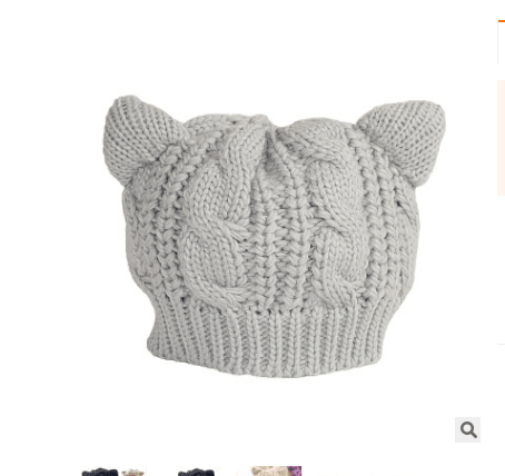 Women Cute Ear Beanie Hats mens - Deck Em Up