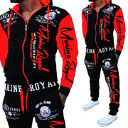 Men Tracksuit 2 Piece Tops and Pants Mens Sweat Suits Set - Deck Em Up