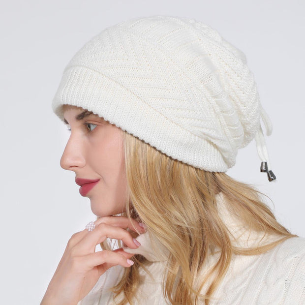 Winter Baotou Hats Plus Velvet Knitted Men and Women Pullovers - Deck Em Up