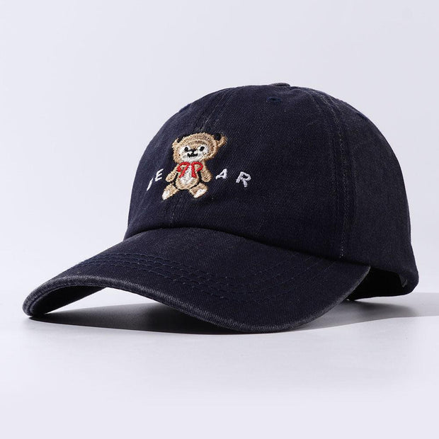 Mens & Womens Cartoon Teddy Bear Embroidery Hats - Deck Em Up