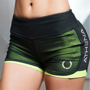 Summer Women Fashion Designer Casual Short for Workout - Fake Two Sports Shorts Style. - Deck Em Up