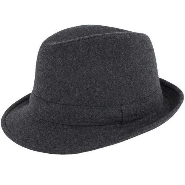 Autumn And Winter Men's Top Hat Woolen Hats, Autumn And Winter Warm Hats, Windproof Hats, Winter Hats For The Elderly In Winter Parisian Styled - Deck Em Up