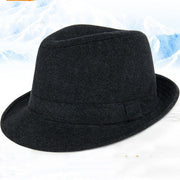 Autumn And Winter Men's Top Hat Woolen Hats, Autumn And Winter Warm Hats, Windproof Hats, Winter Hats For The Elderly In Winter Parisian Styled - Deck Em Up