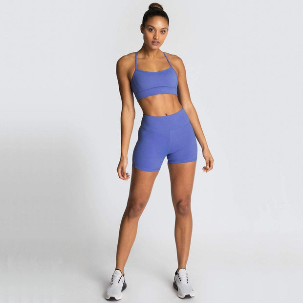 Summer New Womens Clothing Solid Color Fitness Sports Short Set - Deck Em Up
