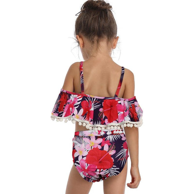 New Amazon Children'S Swimwear European And American Girls' Swimwear Manufacturers Spot Wholesale - Deck Em Up