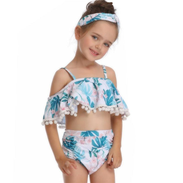 New Amazon Children'S Swimwear European And American Girls' Swimwear Manufacturers Spot Wholesale - Deck Em Up