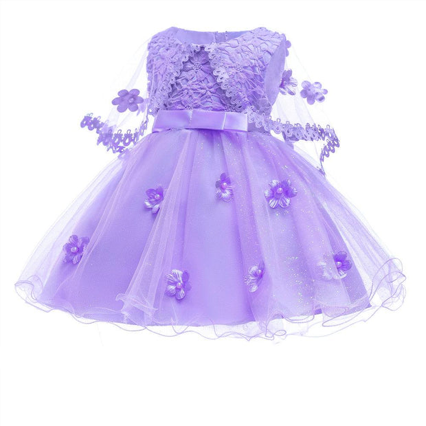 Girls Elegant Wedding Princess Dress Kids Party Formal Dress - Deck Em Up