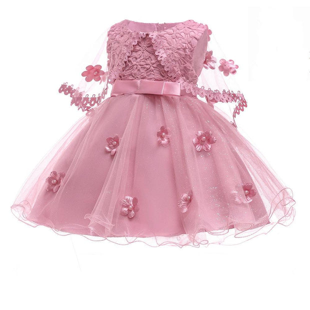 Girls Elegant Wedding Princess Dress Kids Party Formal Dress - Deck Em Up