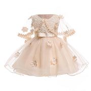 Girls Elegant Wedding Princess Dress Kids Party Formal Dress - Deck Em Up