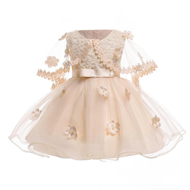 Girls Elegant Wedding Princess Dress Kids Party Formal Dress - Deck Em Up