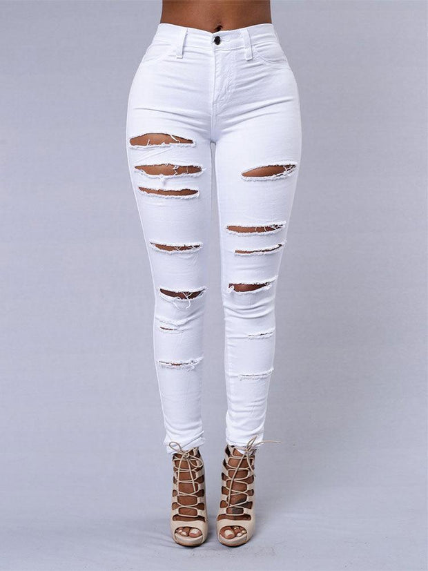 Women's Skinny Jeans Hot Sexy Fashion Designer - Deck Em Up