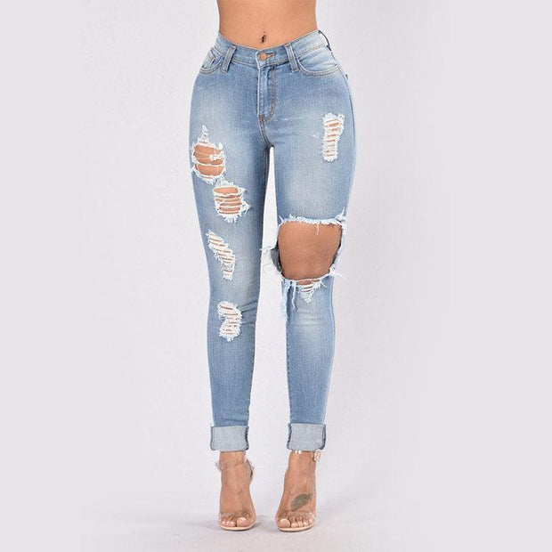 Pencil Feet Jeans Hot Sexy Fashion Designer - Deck Em Up