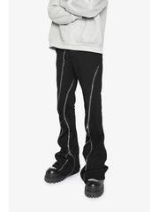 Hip Hop Zipper Split Jeans Men - Deck Em Up