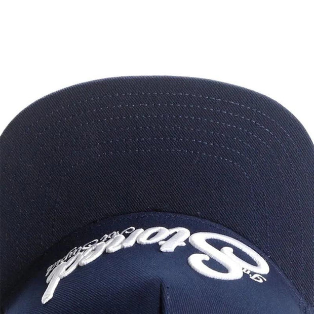 Blue Letters Embroidery Trend Hip Hop Casual Fashion Hip Hop Sports Trendy Baseball Cap - Deck Em Up