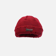 Retrokids Ripped Metal Letter Woolen Cap - Deck Em Up