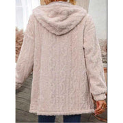 Hooded Long Sleeve Coat Top Women's Cardigan - Deck Em Up