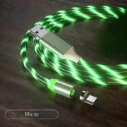 Magnetic Charging Cable Streamer Fast Charging Cable Lighting Micro USB Cable LED Magnet Charger Type-C Cable - Deck Em Up