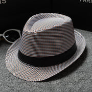 British Hounds-tooth European And American Sun Hats For Men & Women - Deck Em Up