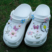 Hole Shoe Buckle Chrysanthemum Shoe Buckle Flower Shoe Flower Shoe Decoration - Deck Em Up
