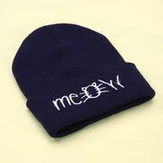 Autumn MEOW Men Women Casual Hip Hop Hats Knitted Wool Skullies Beanies Hat Warm Winter Hat For Women Beanie Winter Caps - Deck Em Up