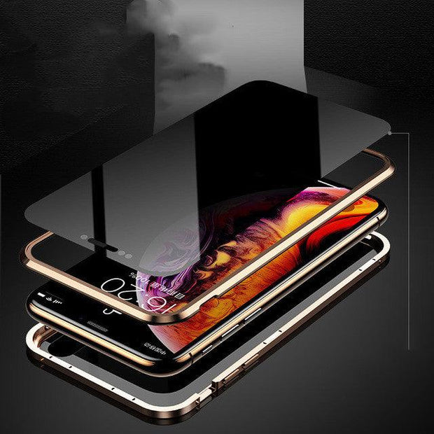 Phone Case Anti-peep Magnetic Protective Shell Magnetic Privacy Glass Case For Phone - Deck Em Up