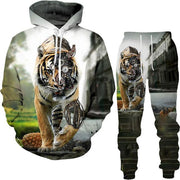 Autumn Tracksuit Men's Digital D Lion King Print Men's - Deck Em Up