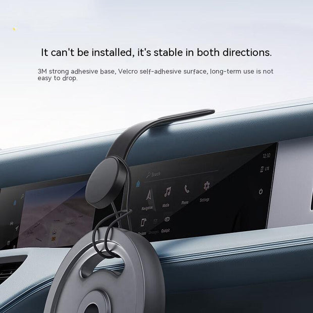 Magnetic Bendable Car Mobile Phone Holder Wireless Charger Phone Holder 15W Car Dash Mount Compatible With Phone - Deck Em Up