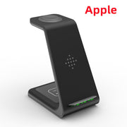 3 In 1 Fast Charging Station Wireless Charger Stand Wireless Quick Charge Dock For Phone Holder - Deck Em Up