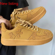 Wheat Casual Sneakers Women Retro Platform Sneaker - Deck Em Up