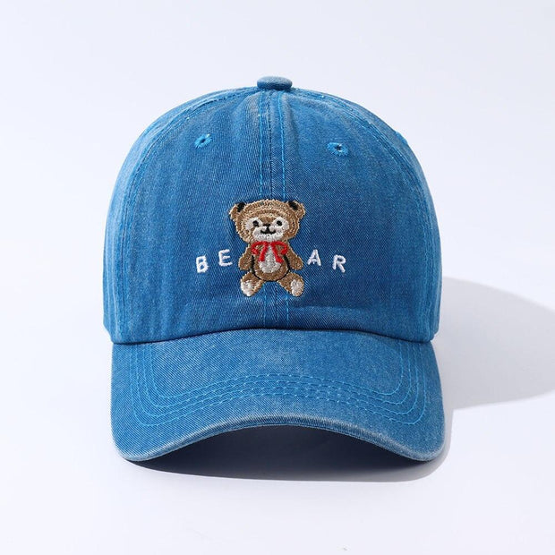 Mens & Womens Cartoon Teddy Bear Embroidery Hats - Deck Em Up