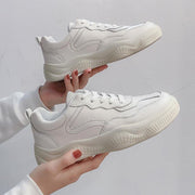 Women's White Shoes Sneakers - Deck Em Up