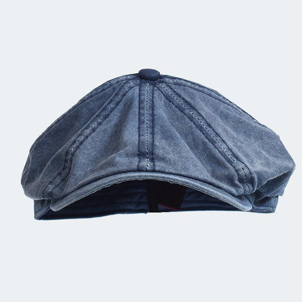 Men's Beret Cotton Tapered Hat - Deck Em Up