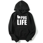 Pug Life Printed Hoodies - Deck Em Up