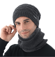 Wool Knitted Hat And Scarf Suit Men & Women - Deck Em Up