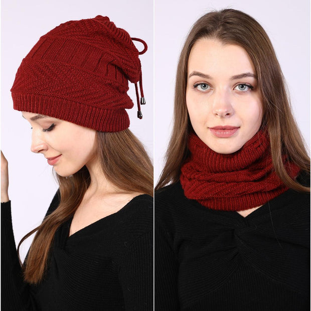 Winter Baotou Hats Plus Velvet Knitted Men and Women Pullovers - Deck Em Up