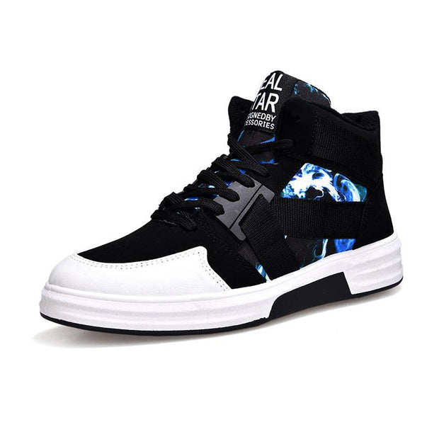 Camouflage High-Top Lace-Up Shoe - Deck Em Up