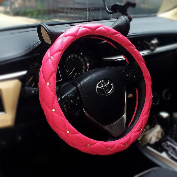 Steering Wheel Cover Cute Pink Ear Series - Deck Em Up