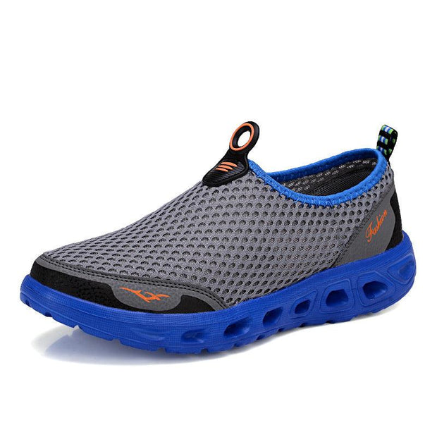 Trendy Mesh Men's Shoes Breathable Mesh Shoes Upstream Shoes Running Shoes - Deck Em Up