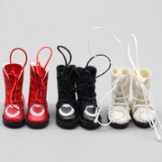 BJD Doll Boots Strap Printing Heart-shaped Doll Dress-up 41 Shoes - Deck Em Up