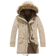 Men's Warm Overcoat Winter Coat Parka Cotton Jackets - Deck Em Up