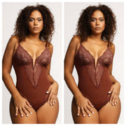 Plus Size Lace Waist Women's Shapewear Lingerie - Deck Em Up