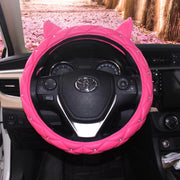 Steering Wheel Cover Cute Pink Ear Series - Deck Em Up