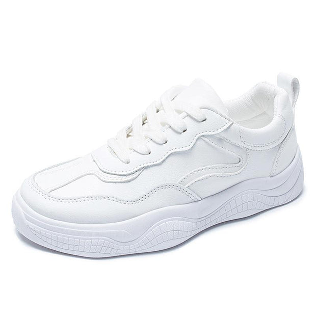 Women's White Shoes Sneakers - Deck Em Up