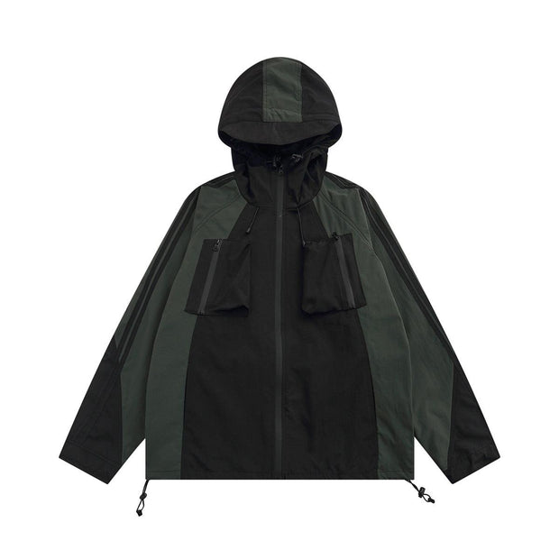 Waterproof Jacket Coat Female Stitching - Deck Em Up