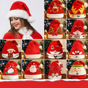 Fashion Snowman ElK Santa Claus Hats Xmas Gift Decoration - Deck Em Up